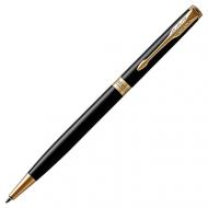 Ручка шариковая Parker Sonnet 17 Slim Black Lacquer GT BP 86 031