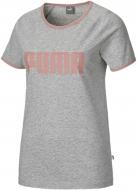 Футболка Puma Contrast Ringer Tee W 58405953 р.XS серый