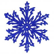 Подвеска MIS LT Снежинка Морозко 2 12 см синий