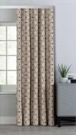 Штора Монтбланк 200x270 Бежевый с коричневым Декор-ін