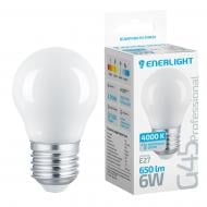 Лампа світлодіодна Enerlight Professional 6 Вт G45 E27 220 В 4000 К G45E276FILNFR