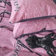 Наволочка бязь 17-0516 Noble deers pink 60x60 см мульти MirSon