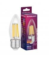 Лампа светодиодная Enerlight FILL C35 8 Вт E27 3000 К 220 В прозрачная C35E278FILWGL