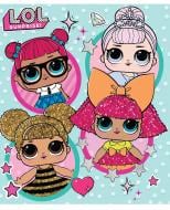 Тетрадь школьная А5/24 линия глиттер LOL YES