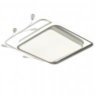 ВІТРИНА! Світильник стельовий Victoria Lighting 90 Вт білий із сріблястим Marcus/PL500 white