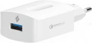 Сетевое зарядное устройство Ttec SpeedCharger QC 3.0 USB 3 A 18 W White (2SCQC01K)