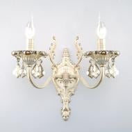 ВИТРИНА! Бра Strotskis Joanna 2x60 Вт E14 бело-золотистый 3281/2