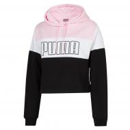 Джемпер Puma Color Block Cropped Hoodie 6 58443701 р. XS розовый