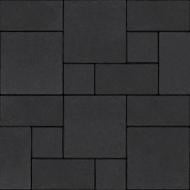 Тротуарная плитка Brukland Лайнстоун 40 мм Графит графит