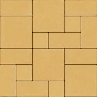 Тротуарная плитка Brukland Лайнстоун 40 мм Желтый желтый