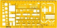 Лінійка Архітекторський трафарет 1:100 S0238781 Rotring Drawing