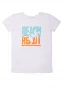 Футболка для мальчиков Luna Kids с принтом Stay Chill р.122 белый