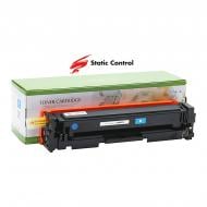 Картридж лазерний Static Control HP CLJ CF401X (201X) 2.3k cyan синій