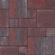 Тротуарная плитка Brukland Лайнстоун 60 мм Гранат
