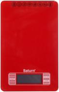 Весы кухонные Saturn ST-KS7235 red