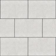 Brukland Моноліт 80 мм Білий 400x600 мм