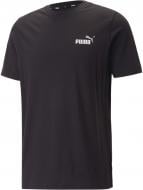 Футболка Puma ESS+ 2 COL SMALL LOGO TEE PUMA BLACK-WHI 67447061 р.S черный