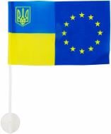 Флаг Украина-Евросоюз 160х90 мм
