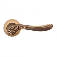 Ручка на розетке Linde a-2011 матовая бронза