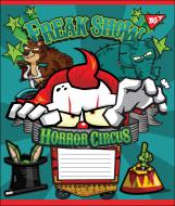 Зошит шкільний Horror Circus А5/12 у клітинку YES