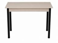 Стол обеденный Ferrum Decor SMART 1100x675x750мм кашемир/черный