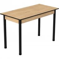Стол обеденный Ferrum Decor SMART 1100x675x750мм дуб кремона торро/черный