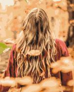 Картина за номерами Золоті коси BS52370 40x50 см Brushme Картина за номерами Золоті коси BS52370 40x50 см Brushme