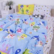 Наволочка бязь 17-0522 Sharks are fun 60x60 см мульти MirSon Наволочка бязь 17-0522 Sharks are fun 60x60 см мульти MirSon