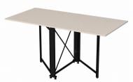 Стол-книжка Ferrum Decor Орион-2 810(1520)x730x750мм кашемир/черный
