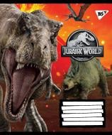 Тетрадь школьная Jurassic World. Genetic failure А5/12 в косую линию без д/л YES