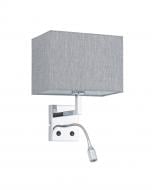 Світильник настінний Nowodvorski Hotel Mood 10 Вт E27/LED-модуль сірий 11793