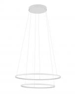 Люстра подвесная Nowodvorski Circolo Power 2x67 Вт LED-модуль белый 11646
