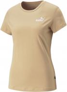 Футболка Puma ESS+ EMBROIDERY TEE DUSTY TAN 84833189 р.L бежевый