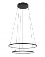 Люстра подвесная Nowodvorski Circolo Power 2x67 Вт LED-модуль черный 11647