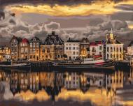 Картина за номерами Вечір в Стокгольмі BS24413 40x50 см Brushme Картина за номерами Вечір в Стокгольмі BS24413 40x50 см Brushme