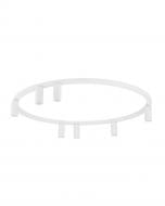 Люстра потолочная Nowodvorski Fourty Round 7x10 Вт GU10 белый 11945