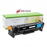 Картридж лазерный Static Control HP CLJP CF381A (312A) 2.7k cyan синий