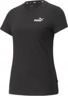 Футболка Puma ESS+ EMBROIDERY TEE PUMA BLACK 84833101 р.S черный