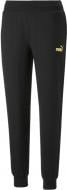 Брюки Puma ESS+ METALLIC PANTS FL PUMA BLACK-GOLD F 84995901 р. S черный