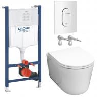 Комплект инсталляции Grohe Solido, унитаз VAR NEW TORNADO, клавиша Arena белая