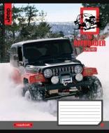 Тетрадь школьная 36 листов клетка 1В The offroader (766405) 1 вересня