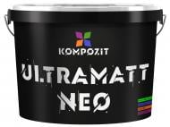 Краска интерьерная акриловая Kompozit ULTRAMATT NEO глубокий мат белый 14 кг