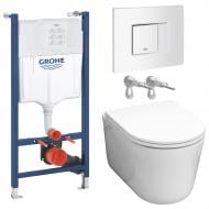 Комплект инсталляции Grohe Solido, унитаз VAR NEW TORNADO, клавиша EVEN белая
