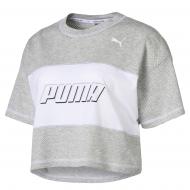 Футболка Puma Modern Sports Cropped Tee 85424704 р.S серый