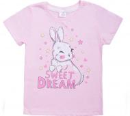 Футболка для девочек Luna Kids с принтом Sweet Dream р.104 розовый Футболка для девочек Luna Kids с принтом Sweet Dream р.104 розовый