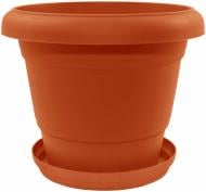 Горщик пластиковий Алеана Лілія круглий 15 л теракот (112033)