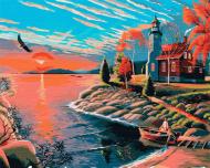 Картина по номерам Живописное утро BS51584 40x50 см Brushme Картина по номерам Живописное утро BS51584 40x50 см Brushme