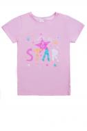 Футболка для девочек Luna Kids с принтом Star р.122 розовый