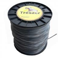 Леска для мотокосы TRESZER 2,4 мм 788 м квадрат (011-070)