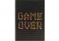 Блокнот Pixel: Game Over А5 (150х200) 60 лист. клетка Cool For School